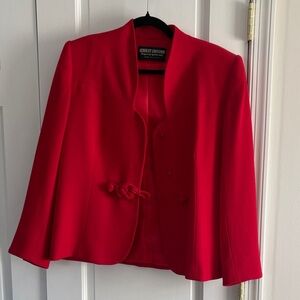 Vintage Herbert Grossman red blazer